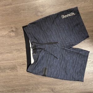 Bench Charcoal Gray Casual Shorts